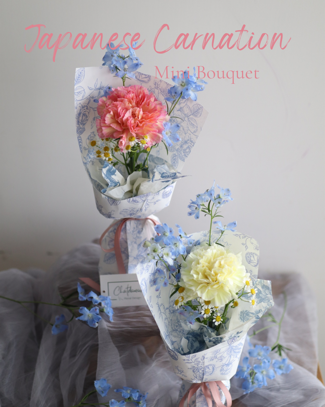 ＜Japanese Carnation Mini Bouquet＞